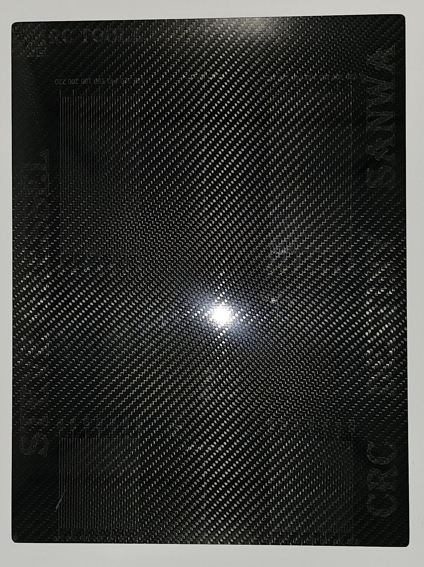Carbon Fiber Set-Up Board 300mm x 400mm x 3.5mm Black
