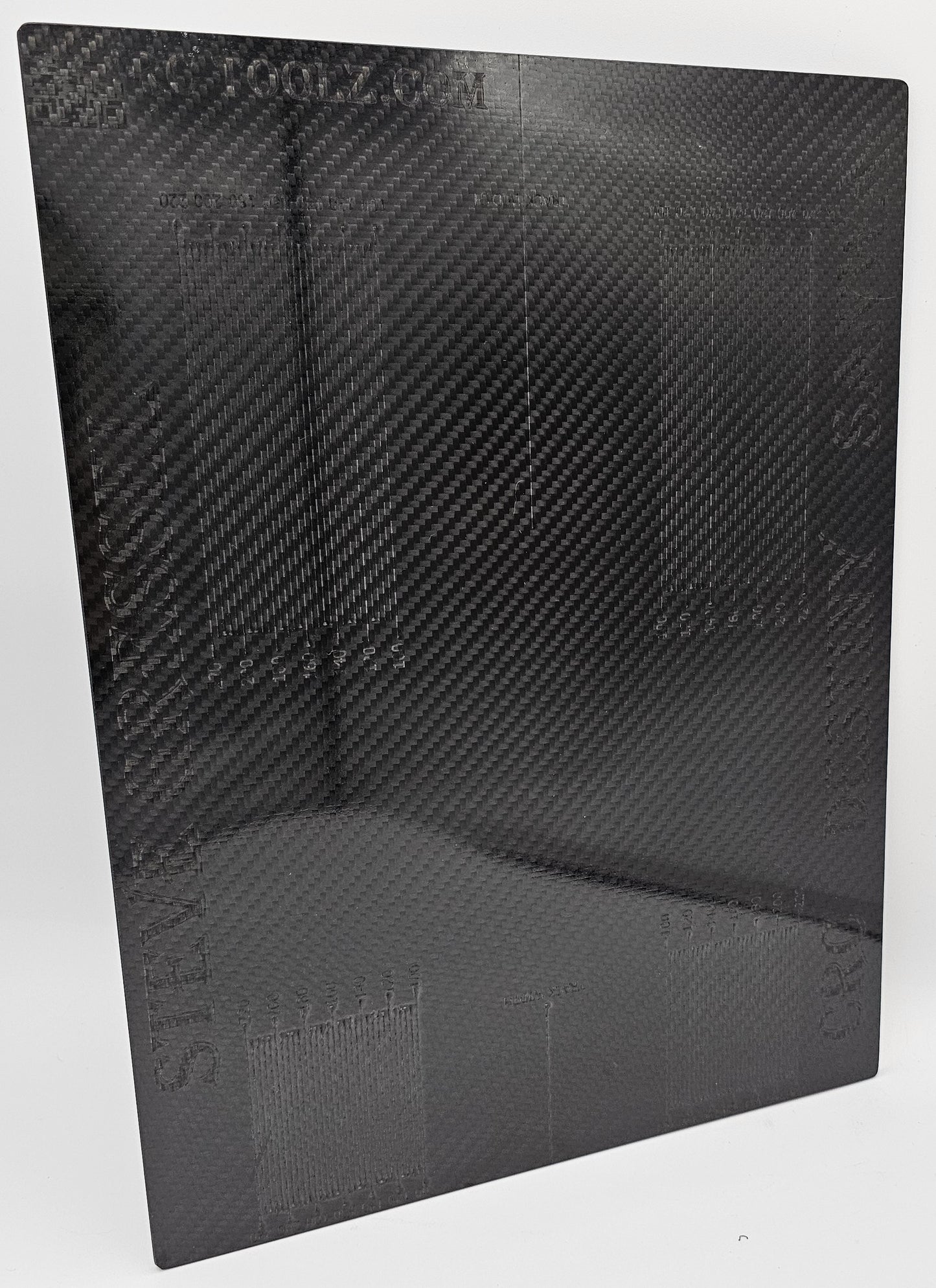 Carbon Fiber Set-Up Board 300mm x 400mm x 3.5mm Black