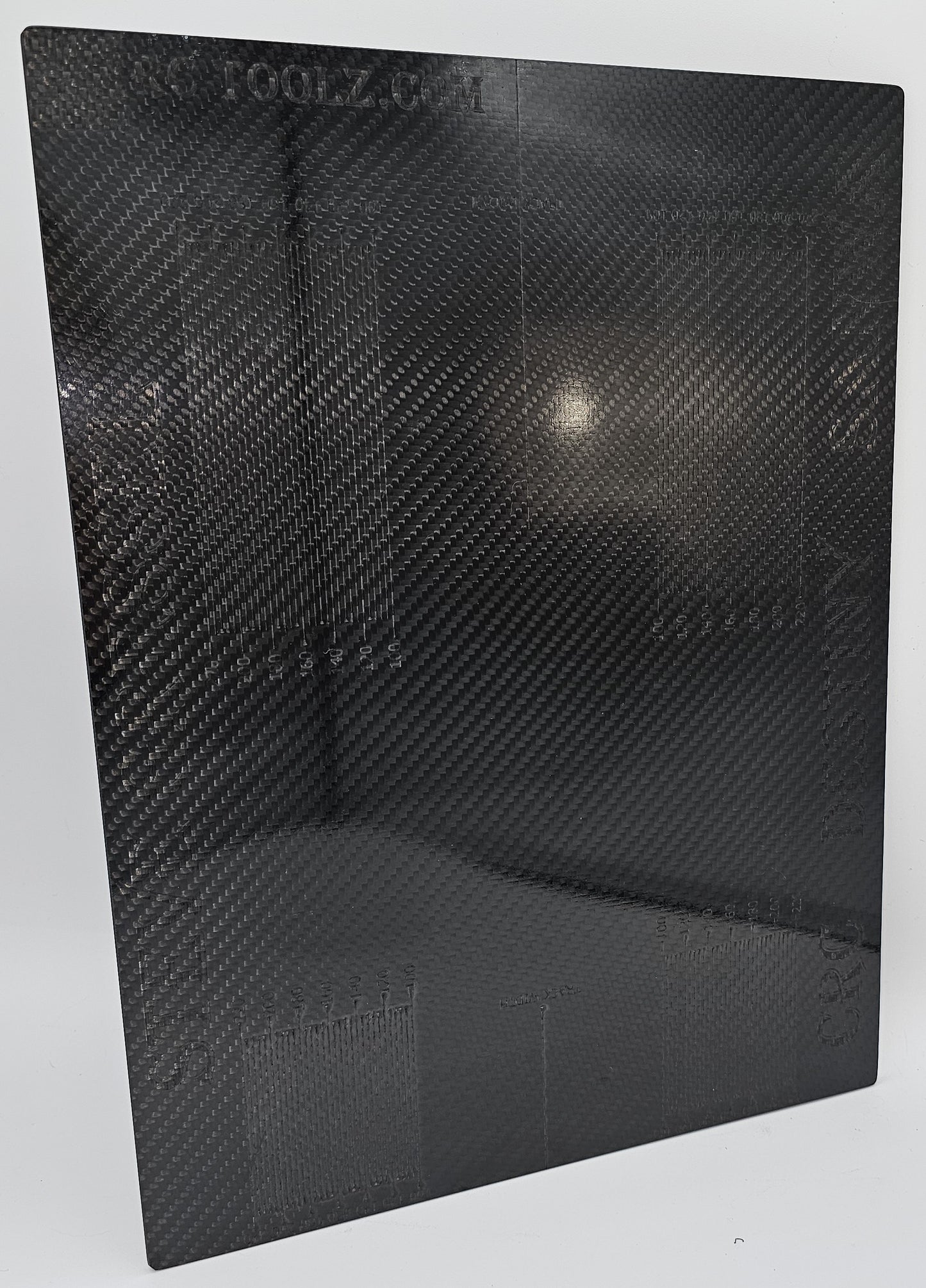 Carbon Fiber Set-Up Board 300mm x 400mm x 3.5mm Black