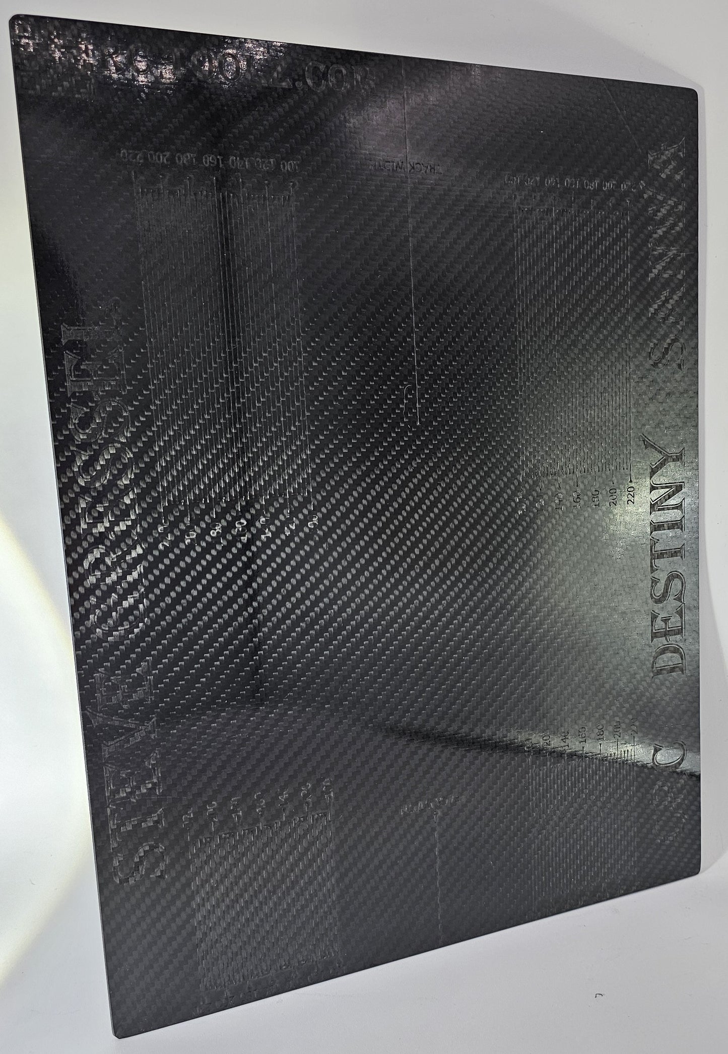 Carbon Fiber Set-Up Board 300mm x 400mm x 3.5mm Black