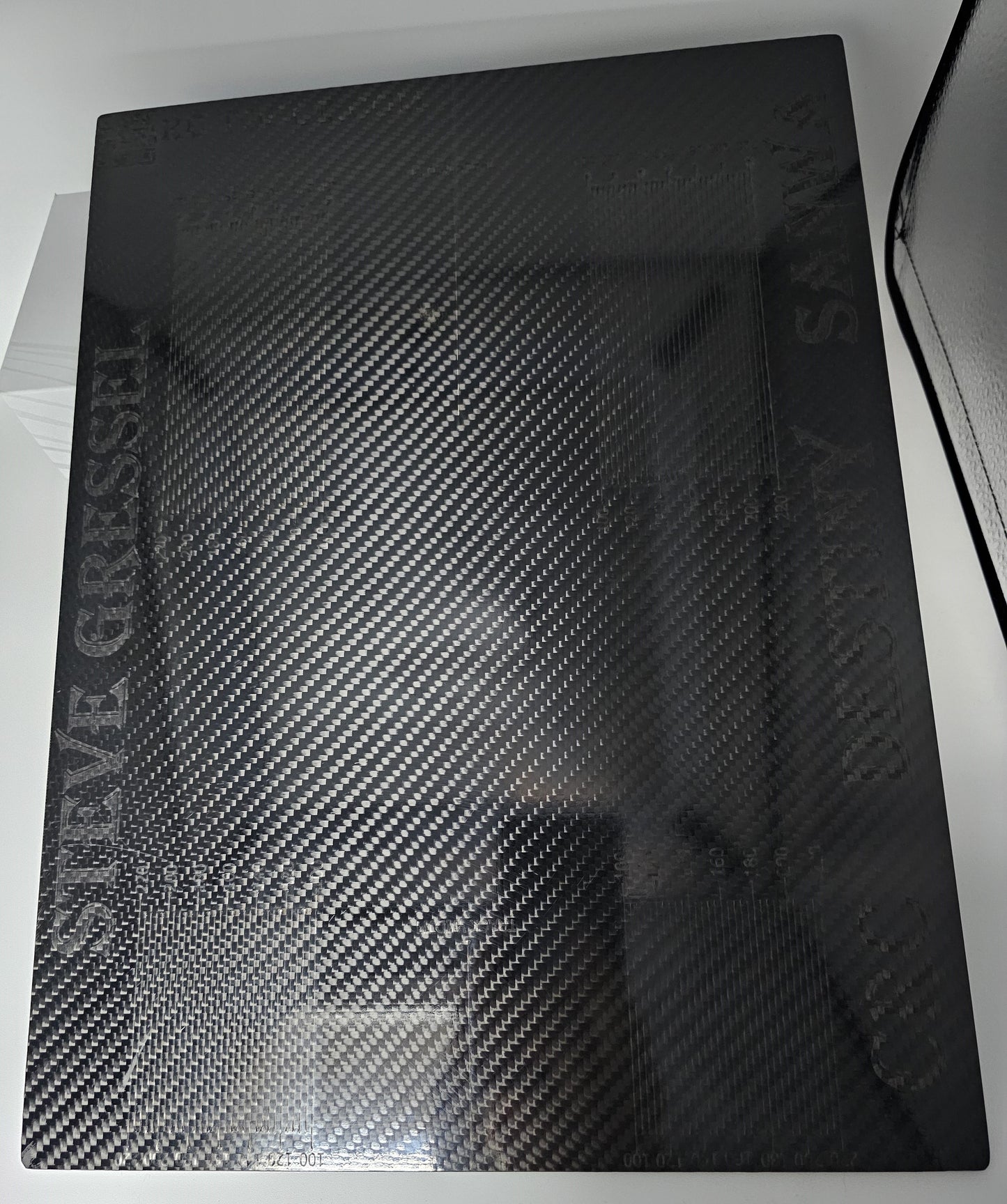 Carbon Fiber Set-Up Board 300mm x 400mm x 3.5mm Black