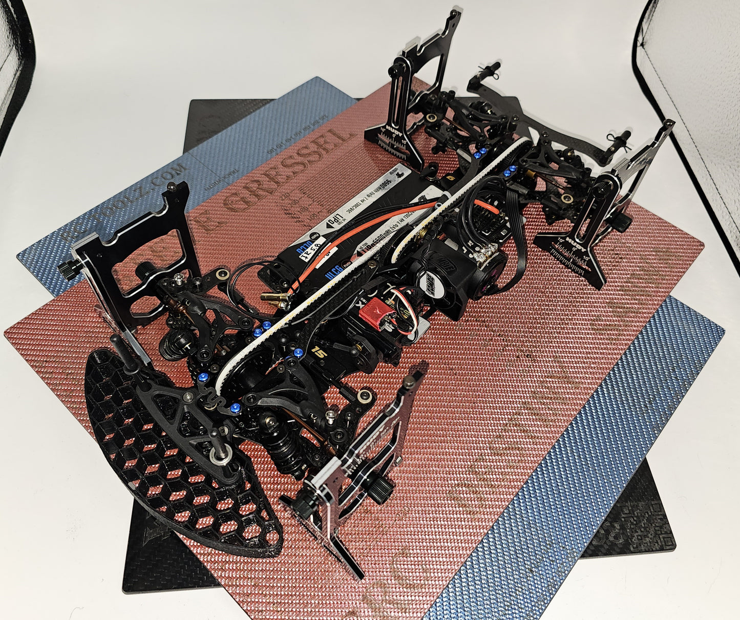 Carbon Fiber Set-Up Board 300mm x 400mm x 3.5mm Black