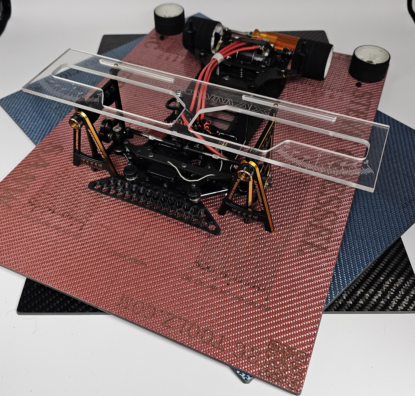 Carbon Fiber Set-Up Board 300mm x 400mm x 3.5mm Black