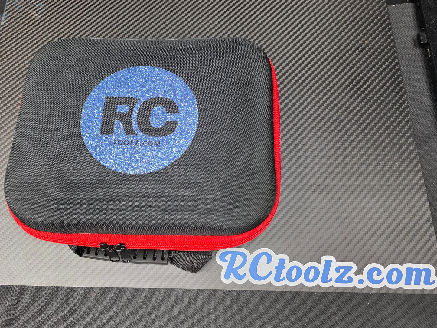 1/8 Scale Carbon Fiber Buggy Tire Gluing Jig (Blue)