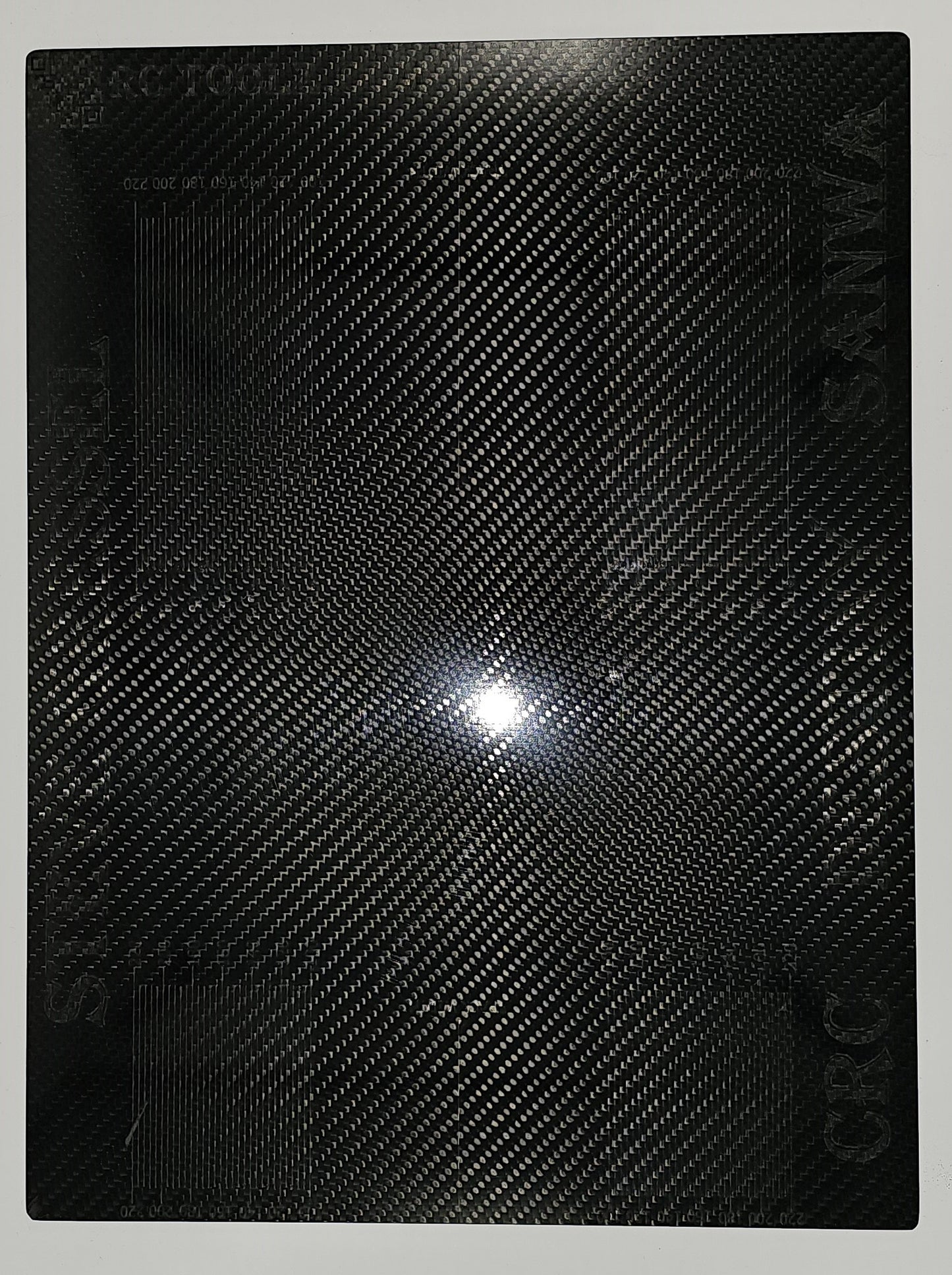 Carbon Fiber Set-Up Board 300mm x 400mm x 3.5mm Blue