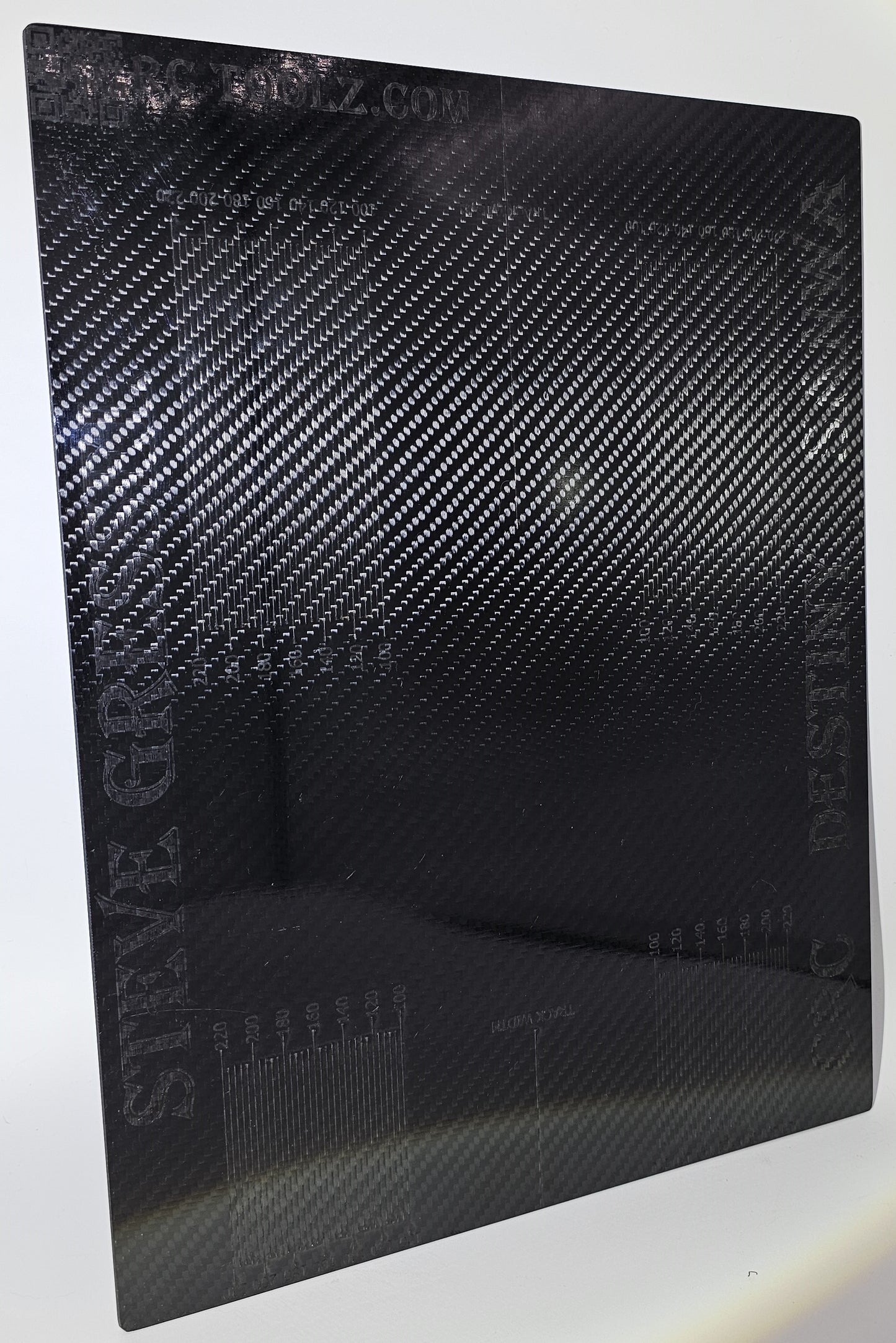 Carbon Fiber Set-Up Board 300mm x 400mm x 3.5mm Blue