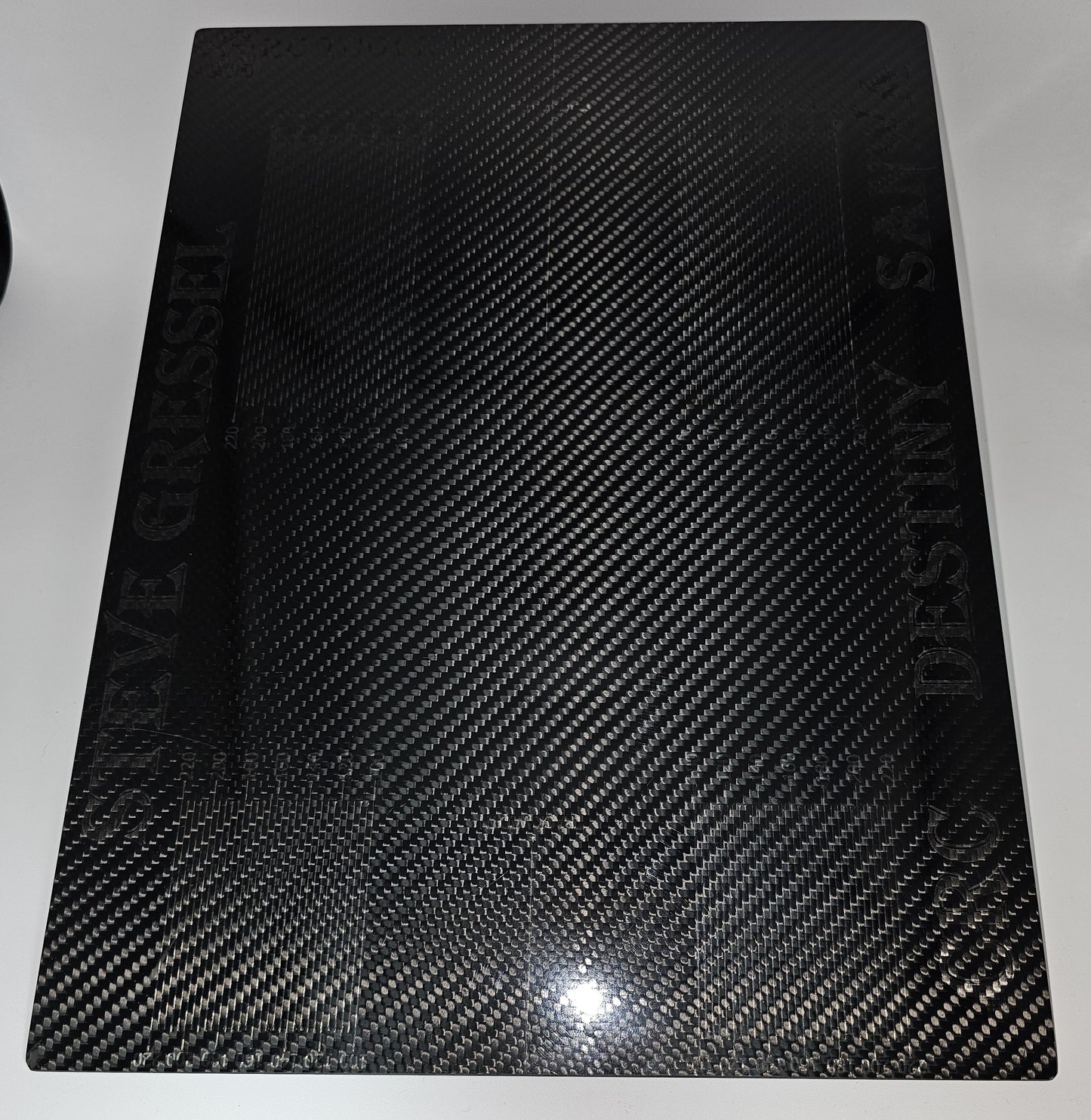 Carbon Fiber Set-Up Board 300mm x 400mm x 3.5mm Blue