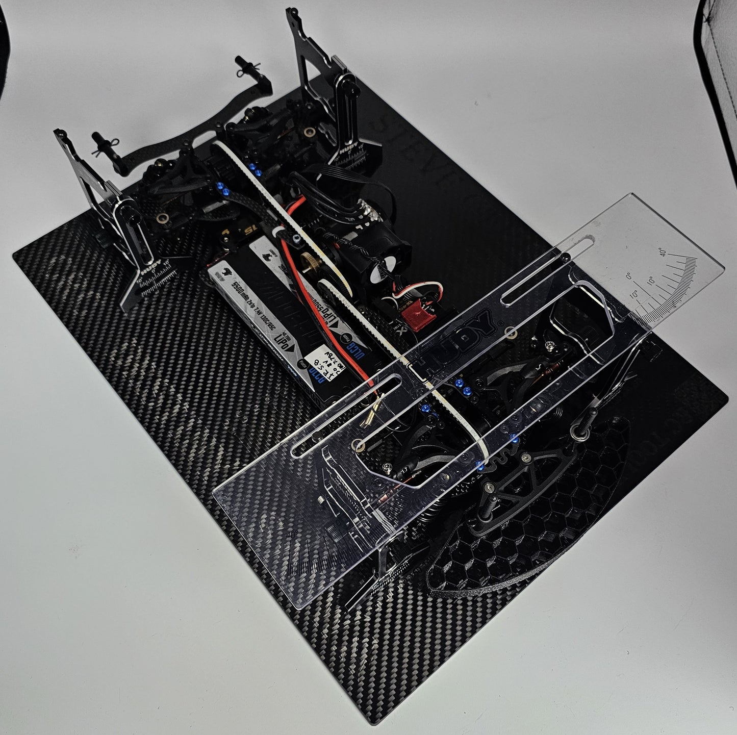 Carbon Fiber Set-Up Board 300mm x 400mm x 3.5mm Blue