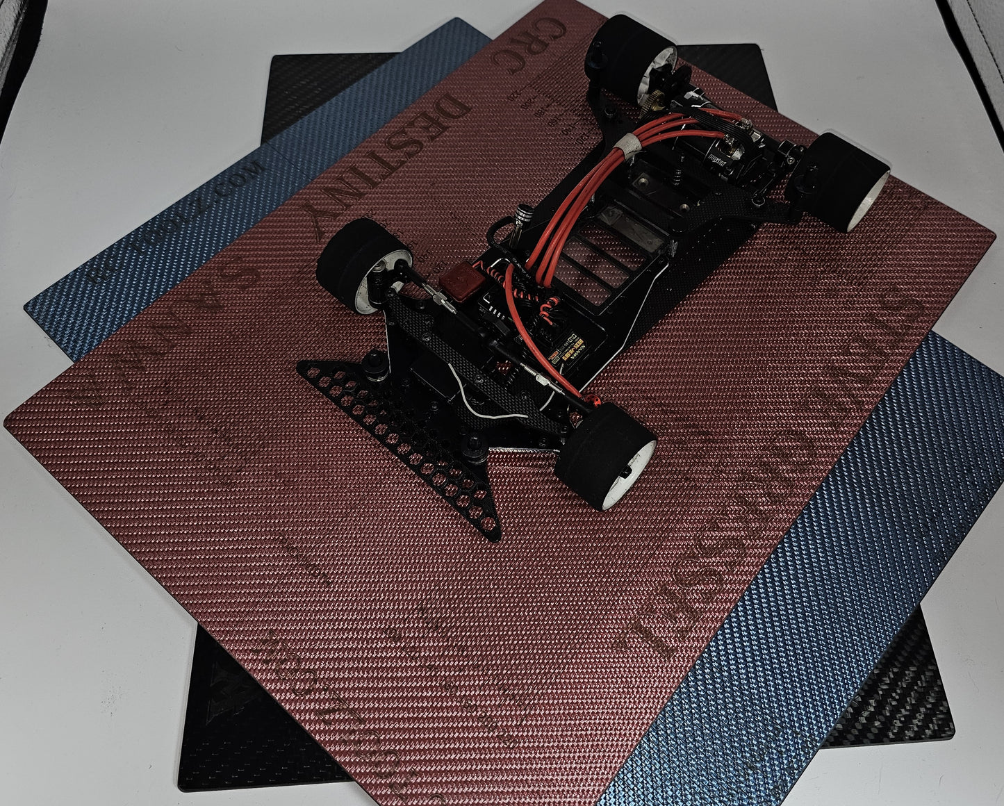 Carbon Fiber Set-Up Board 300mm x 400mm x 3.5mm Blue