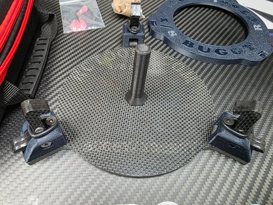 1/8 Scale Carbon Fiber Buggy Tire Gluing Jig (Black)
